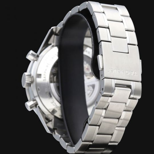 Montre TAG Heuer Carrera - Montre Calibre 16 chronographe en acier 58 Facettes MT46527