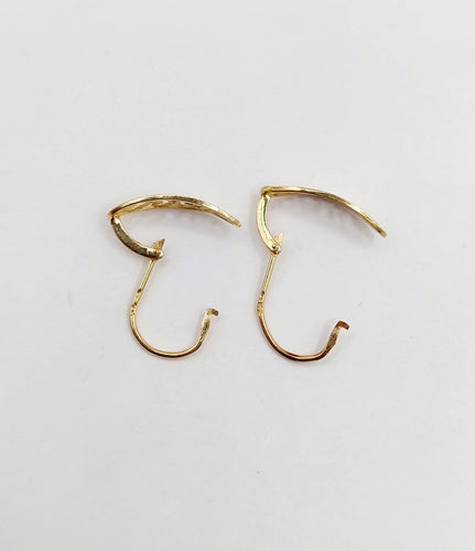 Boucles d'oreilles Dormeuses vintage Art nouveau en or 18k filigrané 58 Facettes A07235
