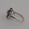 Bague 49.5 Bague en or blanc avec saphirs navette et diamant 58 Facettes 3042047
