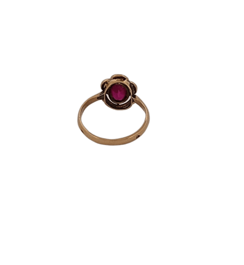 Bague 51 Bague en or jaune et rubis 58 Facettes 3042177