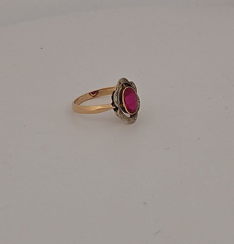 Bague 51 Bague en or jaune et rubis 58 Facettes 3042177