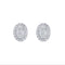 Boucles d'oreilles Boucles d'oreilles en or blanc 18K et diamants 58 Facettes GER1400WG