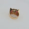 Bague 54 Tank - Bague en or jaune, rubis et diamant 58 Facettes 2820227
