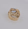 Bague 52.5 Bague en or jaune avec saphir de Ceylan et diamants 58 Facettes 2820225