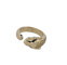Bague 52 Bague panthère en or jaune, émeraudes et diamants 58 Facettes 2820180