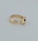 Bague 52 Bague panthère en or jaune, émeraudes et diamants 58 Facettes 2820180