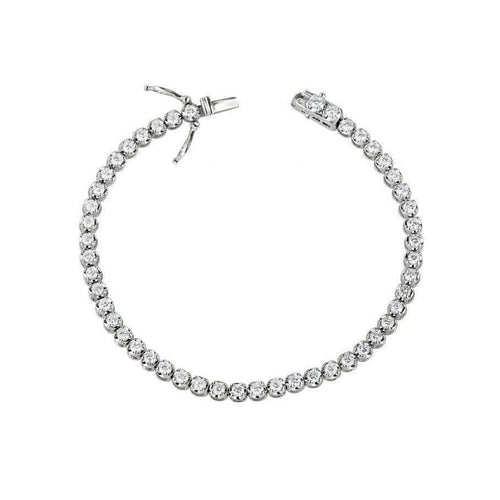 Bracelet AITCHES Disco - Bracelet tennis en or blanc et diamants 58 Facettes GBT1332WG
