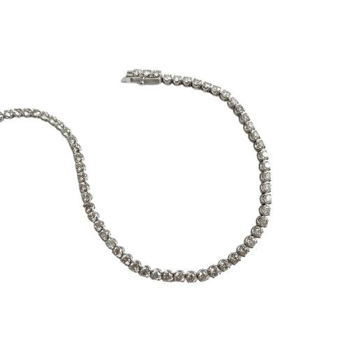Bracelet AITCHES Disco - Bracelet tennis en or blanc et diamants 58 Facettes GBT1332WG