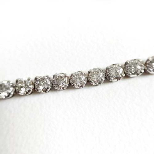 Bracelet AITCHES Disco - Bracelet tennis en or blanc et diamants 58 Facettes GBT1332WG
