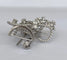 Pendentif Art déco tardif - Broche pendentif en or blanc, platine et diamants 58 Facettes pendant