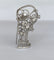 Pendentif Art déco tardif - Broche pendentif en or blanc, platine et diamants 58 Facettes pendant