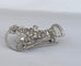 Pendentif Art déco tardif - Broche pendentif en or blanc, platine et diamants 58 Facettes pendant