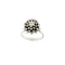 Bague 54 Bague fleur en or blanc et diamants 58 Facettes 39574