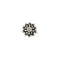 Bague 54 Bague fleur en or blanc et diamants 58 Facettes 39574