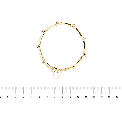 Bracelet Art déco - Bracelet en or jaune et blanc, saphirs et diamants 58 Facettes 39520