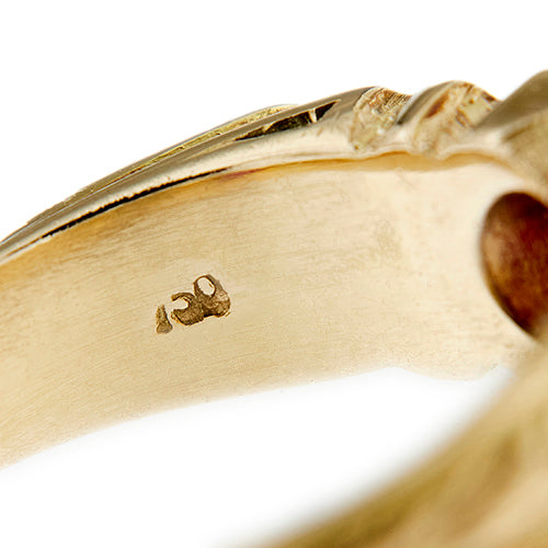 Bague 59 Bague homme en or jaune et rubis synthétique 58 Facettes 41489