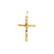 Pendentif Pendentif croix avec Jésus en or jaune 58 Facettes 35213