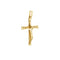 Pendentif Pendentif croix avec Jésus en or jaune 58 Facettes 35213
