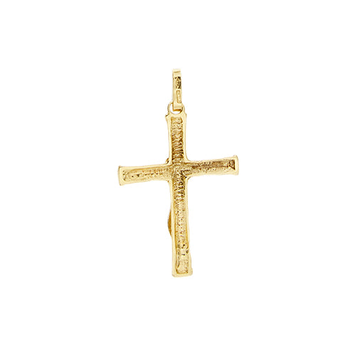 Pendentif Pendentif croix avec Jésus en or jaune 58 Facettes 35213