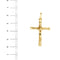 Pendentif Pendentif croix avec Jésus en or jaune 58 Facettes 35213