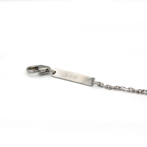 Bracelet Victoria Casal Étiquette - Bracelet en or blanc, nacre et diamants 58 Facettes 260137R