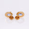 Boucles d'oreilles Boucles d'oreilles en or jaune 18 ct, tanzanites et diamants 58 Facettes E013