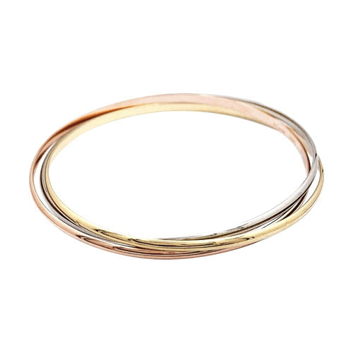 Bracelet Cartier Trinity - Bracelet petit modèle en trois ors 58 Facettes 35691