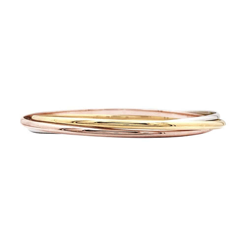 Bracelet Cartier Trinity - Bracelet petit modèle en trois ors 58 Facettes 35691