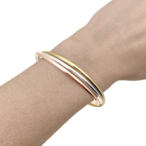 Bracelet Cartier Trinity - Bracelet petit modèle en trois ors 58 Facettes 35691
