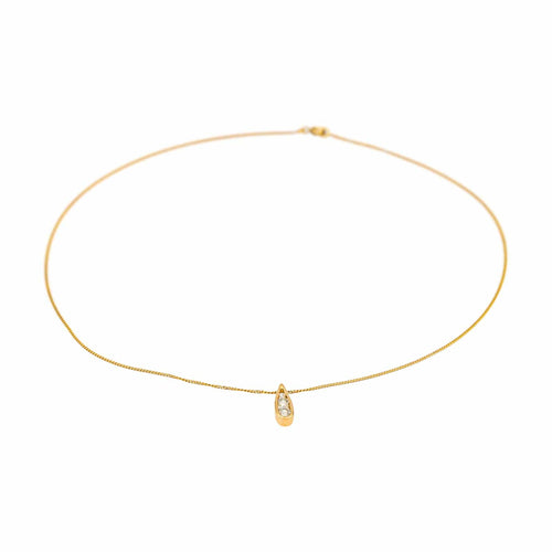 Collier Trilogie - Collier en or jaune et diamants 58 Facettes 4717711CN