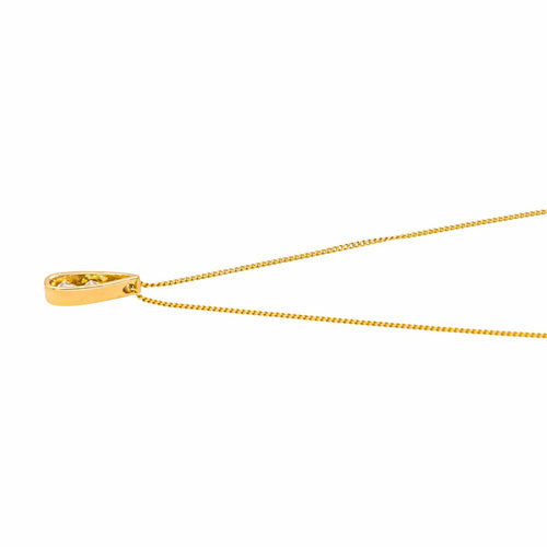 Collier Trilogie - Collier en or jaune et diamants 58 Facettes 4717711CN