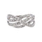 Bague 56 Bague en or blanc et diamants 58 Facettes 5119871RV