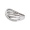 Bague 56 Bague en or blanc et diamants 58 Facettes 5119871RV