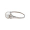 Bague 55 Bague en or blanc et platine, perle et diamants 58 Facettes 5488787CN