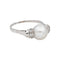 Bague 55 Bague en or blanc et platine, perle et diamants 58 Facettes 5488787CN