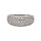 Bague 58 Bague en or blanc et diamants 58 Facettes 5488791CN