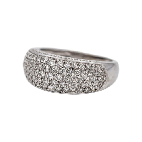 Bague 58 Bague en or blanc et diamants 58 Facettes 5488791CN