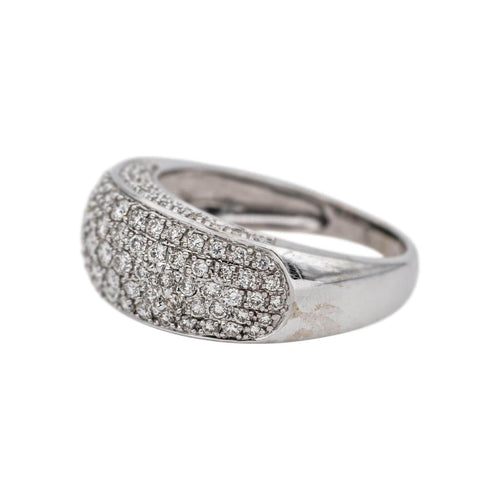 Bague 58 Bague en or blanc et diamants 58 Facettes 5488791CN