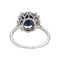Bague 60 Bague Pompadour en or blanc, saphir et diamants 58 Facettes 5488794CN