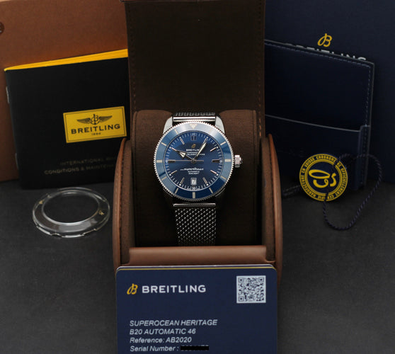 Montre Breitling Superocean Héritage II 46 - Montre automatique en acier 58 Facettes BTL/SOC/092