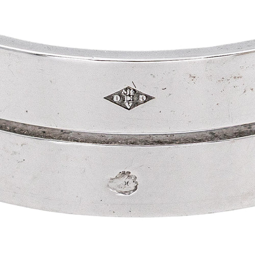 Bague 52 Dinh Van Seventies - Bague en or blanc 58 Facettes 5531607CN