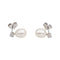 Boucles d'oreilles Boucles d'oreilles en or blanc, diamants et perles 58 Facettes 5480990CN