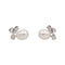 Boucles d'oreilles Boucles d'oreilles en or blanc, diamants et perles 58 Facettes 5480990CN