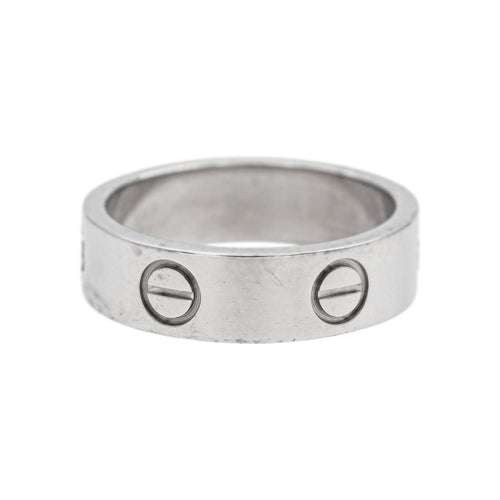 Bague 53 Cartier Love - Bague en or blanc 58 Facettes 5500545CN