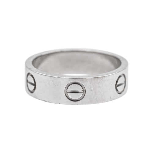Bague 53 Cartier Love - Bague en or blanc 58 Facettes 5500545CN