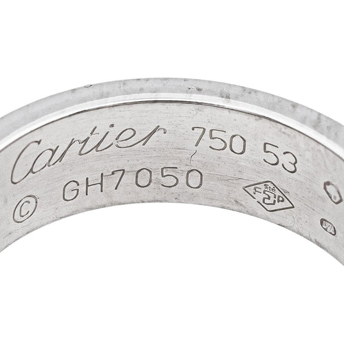 Bague 53 Cartier Love - Bague en or blanc 58 Facettes 5500545CN