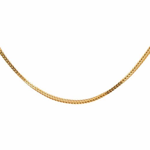 Collier Collier maille palmier en or jaune 58 Facettes 5445322CN