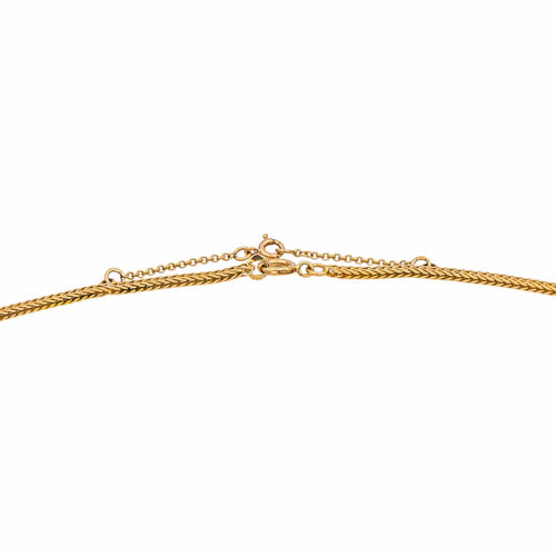 Collier Collier maille palmier en or jaune 58 Facettes 5445322CN