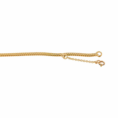 Collier Collier maille palmier en or jaune 58 Facettes 5445322CN