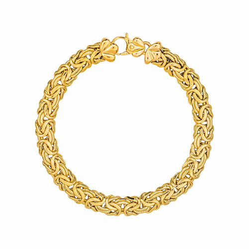Bracelet Bracelet maille péruvienne en or jaune 58 Facettes 5564640CN